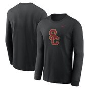USC Trojans Men's Nike Black SC Interlock Dri-FIT Legend Long Sleeve T-Shirt